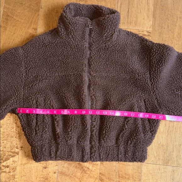 OAK + FORT Teddy Jacket - Coffee Liqueur XS - Picture 4 of 11